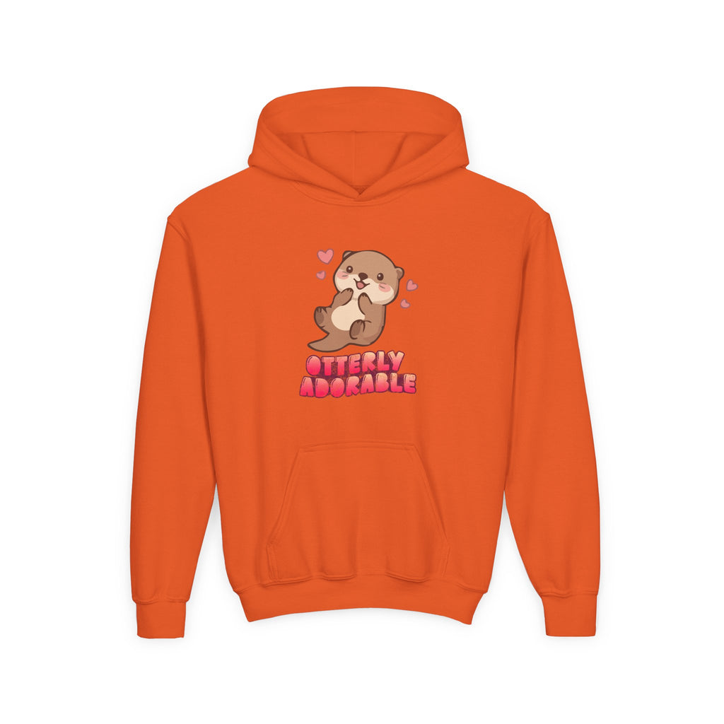 Youth Otterly Adorable Heavy Blend Hooded Sweatshirt