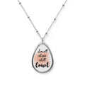 Personalize it! Oval Necklace