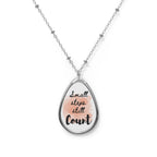 Personalize it! Oval Necklace