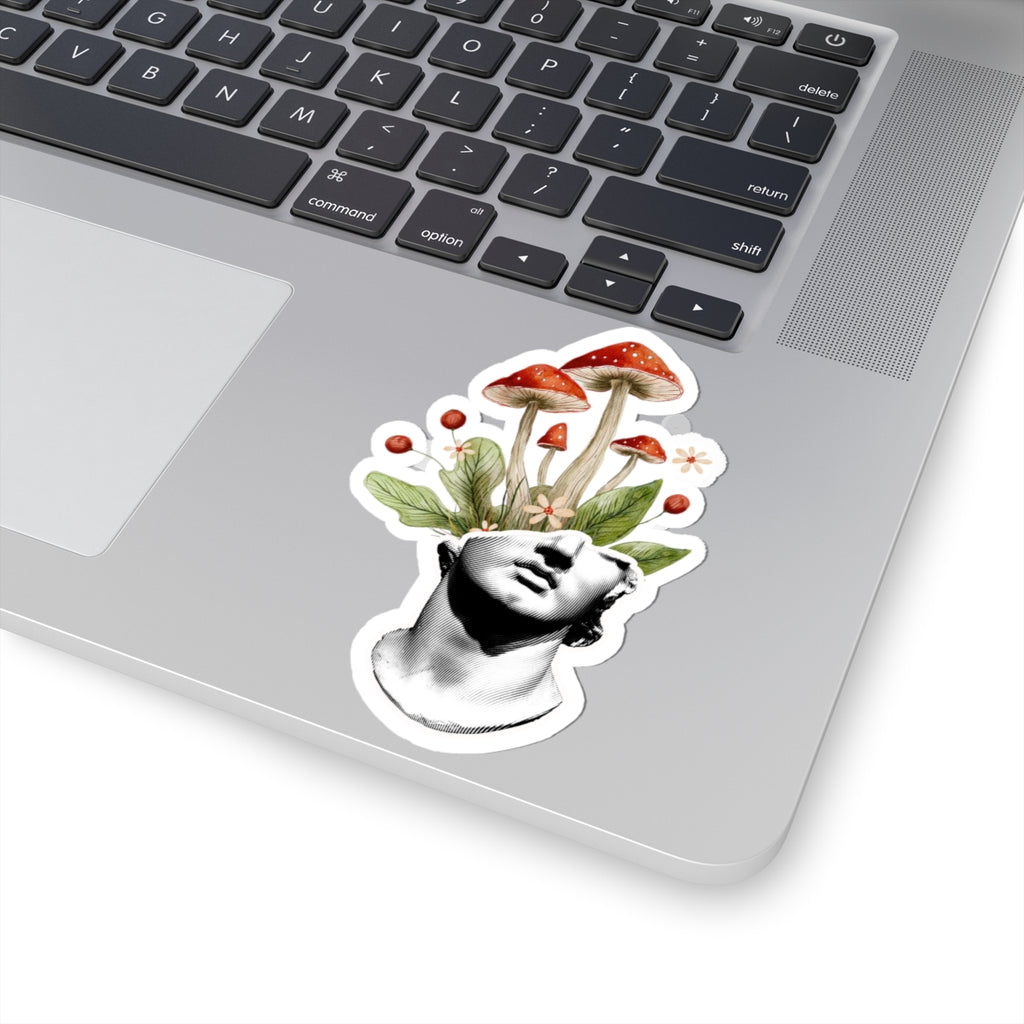 Mushroom Head Kiss-Cut Sticker