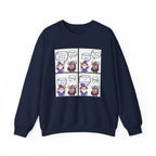 Comic D&D Sweatshirt — Cute Panel Cartoon Crewneck